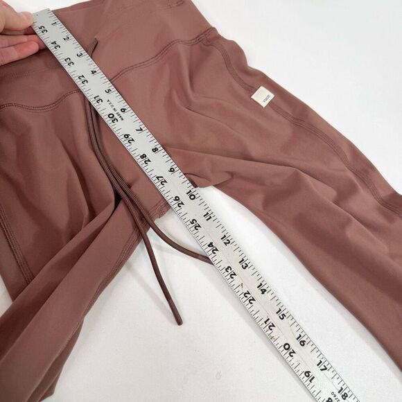 Vuori Jogger Pants Womens XS Brown Daily Leggings Drawstring Pockets Ankle Cuffs - Picture 9 of 10